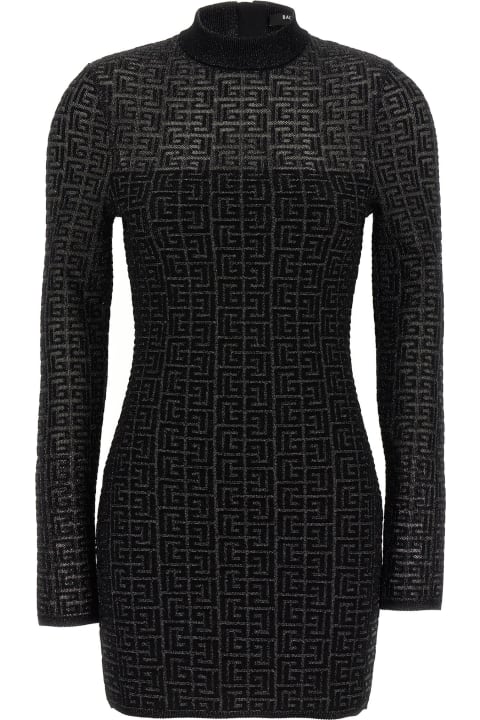 Homeware Balmain Black Viscose Dress