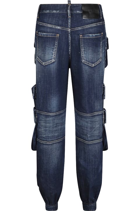 Jeans for Women Dsquared2 Denim Cargo Trousers