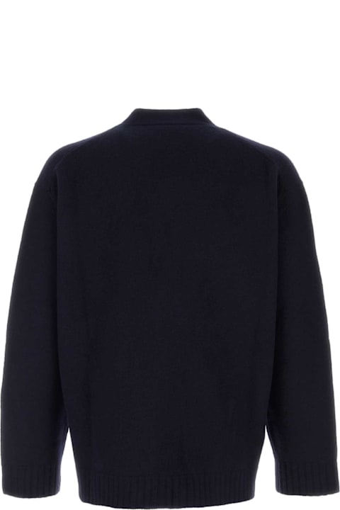 Homeware Jil Sander Dark Blue Wool Cardigan