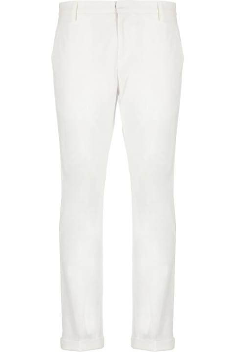 أدوات منزلية Dondup White Turn-up Trousers