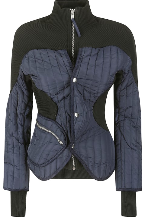 Quilted Silhouette Jacket