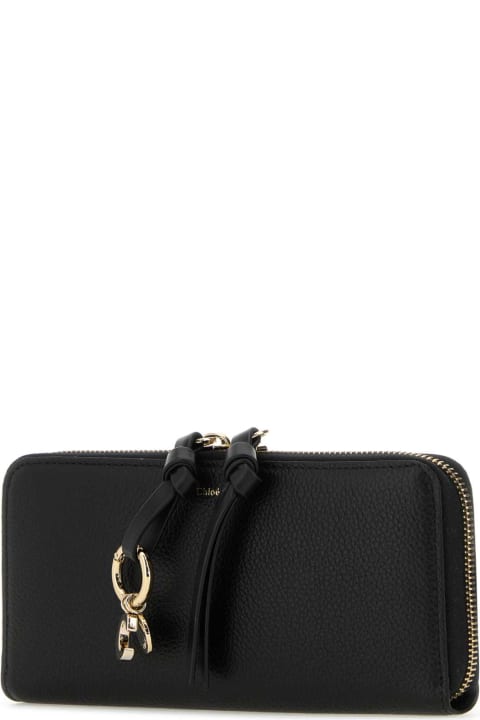 Accessories Sale for Women Chloé Black Leather Wallet