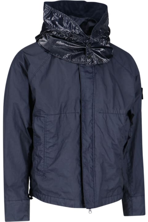 Coats & Jackets Sale for Men Stone Island Membrane 3l Tc Hooded Jacket