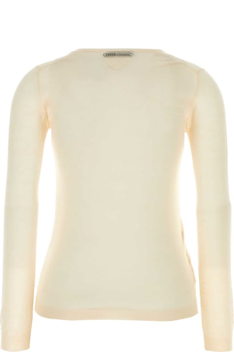 Prada Clothing for Women Prada Skin Pink Cashmere Blend Sweater