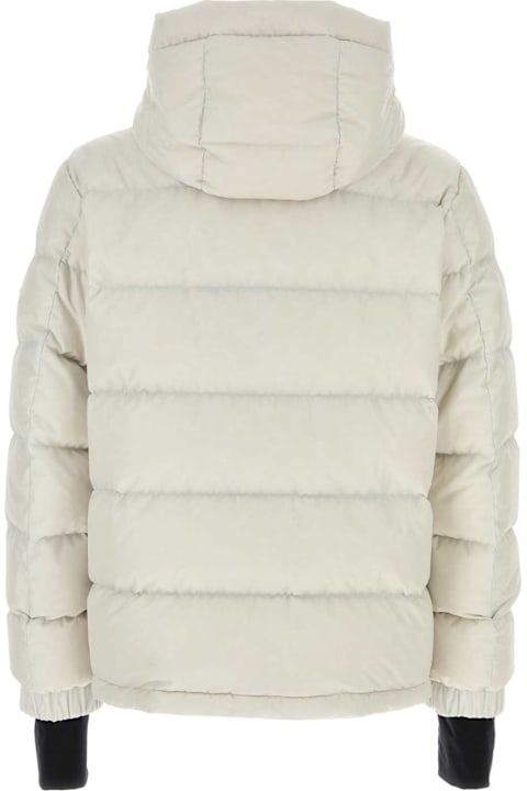 Coats & Jackets for Men Moncler Grenoble Chalk Nylon Isorno Down Jacket