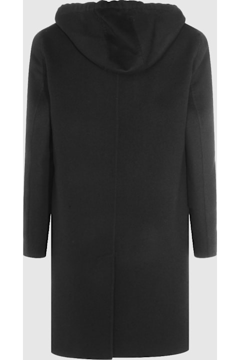 أدوات منزلية Lardini Black Wool Coat