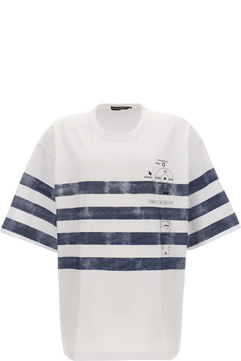 Topwear for Men Dolce & Gabbana Marina Cotton Crewneck T-shirt