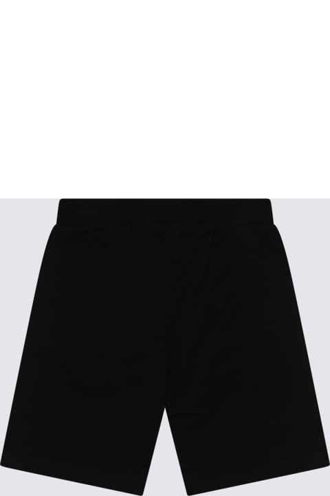 Moschino Bottoms for Boys Moschino Black Cotton Shorts