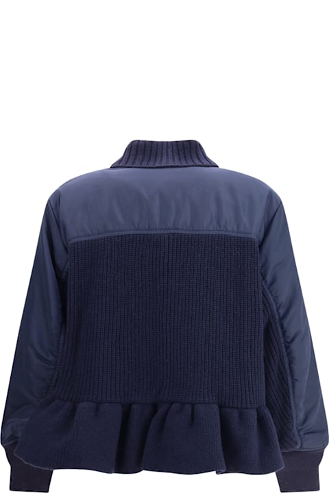 Undercover Jun Takahashi Kids Undercover Jun Takahashi Bomber Jacket With Wool Inserts