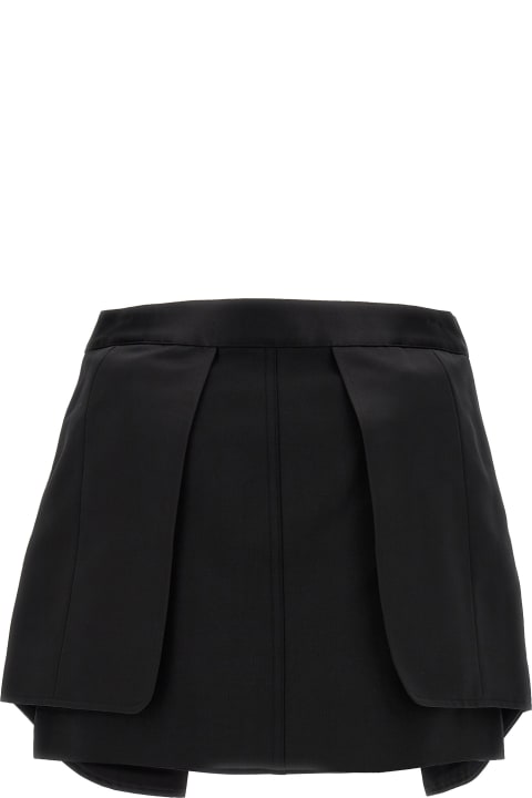 Helmut Lang Skirts for Women Helmut Lang Satin Panel Skirt