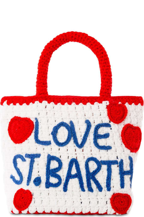 Homeware MC2 Saint Barth Heart Embroidery Crochet Bag