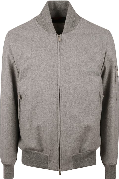 Homeware Brunello Cucinelli Side Zip Bomber