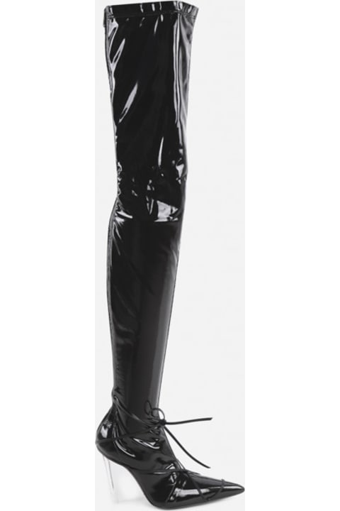Latex Cuissardes Boots