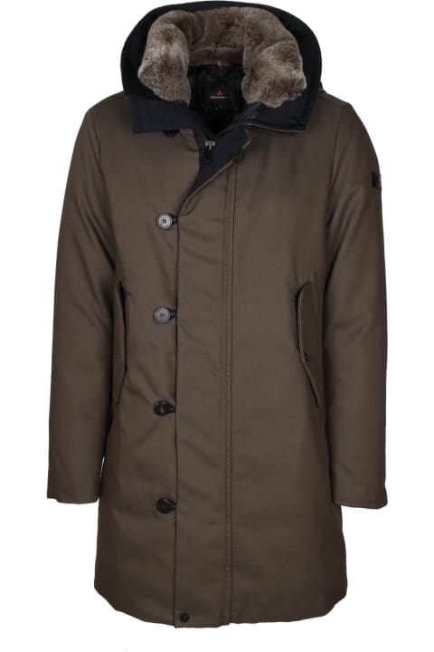 Peuterey Coats & Jackets for Men Peuterey Parka Kasa Ki 03 In Water-repellent Fabric Green Color