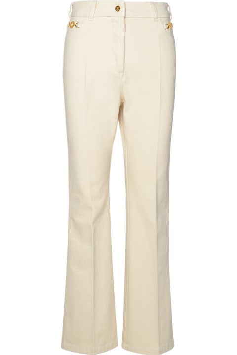 Pants & Shorts for Women Patou Ivory Cotton Flare Jeans