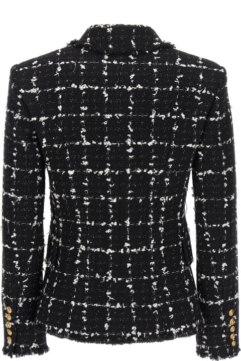 Balmain Coats & Jackets for Women Balmain Double-breasted Tweed Blazer