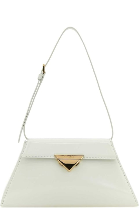 Prada Totes for Women Prada Logo Triangle Medium Handbag