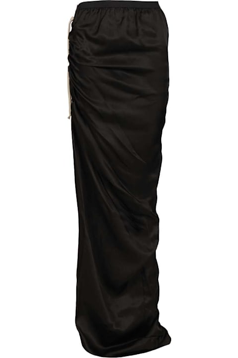 Homeware Rick Owens 'edfu' Skirt In Cupro