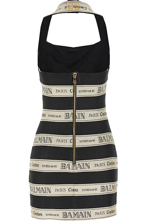 Balmain Dresses for Women Balmain Black Viscose Dress