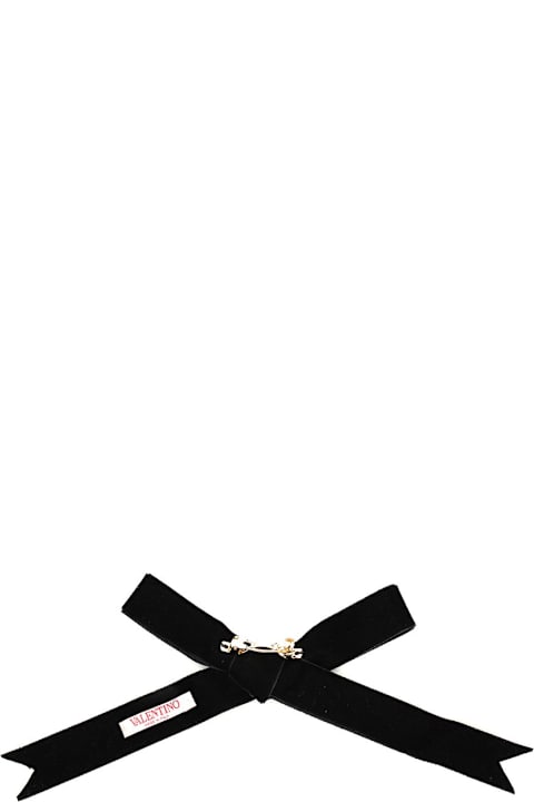 Valentino Garavani Hair Accessories for Women Valentino Garavani Hairclip With Velvet Bow