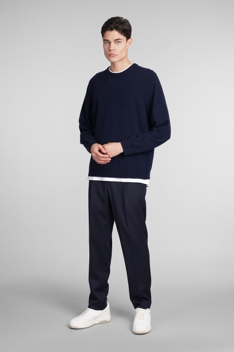 Theory Clothing for Men Theory Knitwear In Blue Cashmere