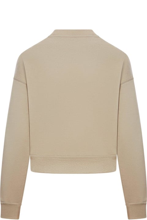 Chloé سترات صوف وبدل رياضية لـ السيدات Chloé Logo Detailed Crewneck Sweatshirt