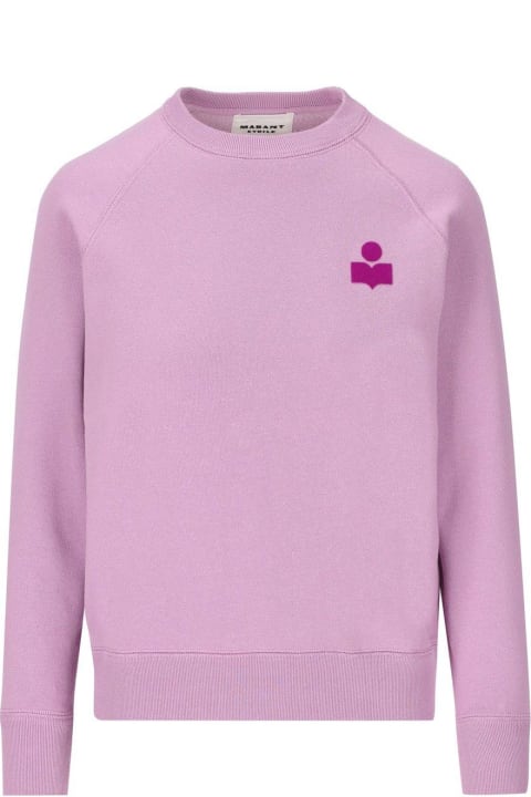 Fleeces & Tracksuits Sale for Women Marant Étoile Milla Logo Printed Crewneck Sweatshirt