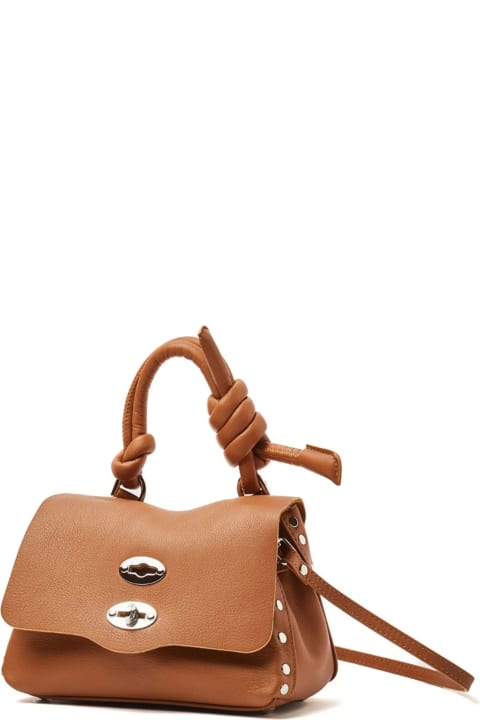 Zanellato for Women Zanellato Postina Piuma Knot Bag In Leather