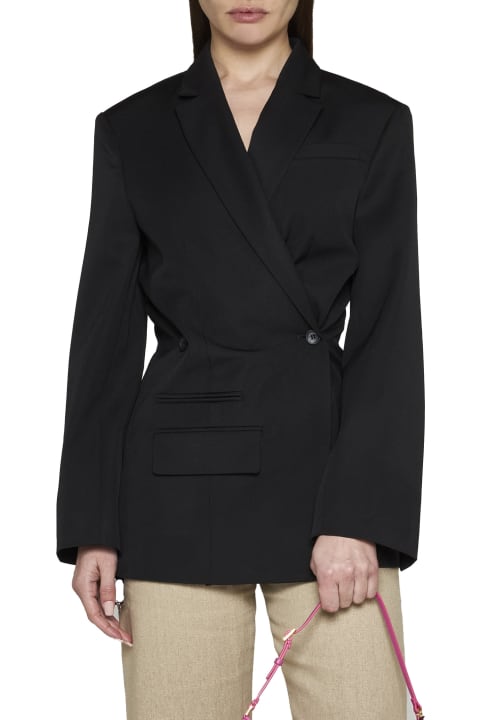 Jacquemus Coats & Jackets for Women Jacquemus Jacket Dress In Cotton Tibau