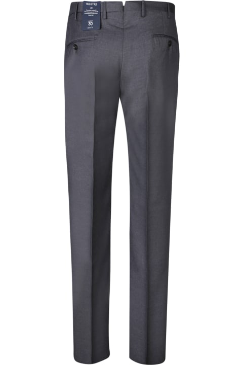Incotex Clothing for Men Incotex Slim Fit Gray Trousers