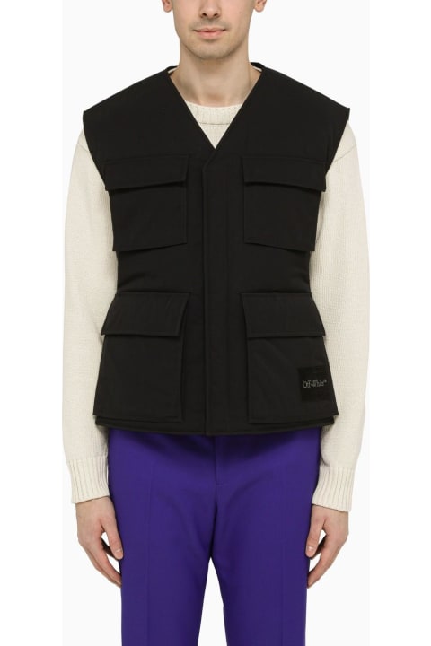Black Padded Waistcoat