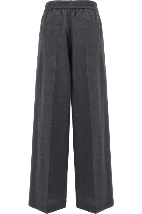 Brunello Cucinelli Pants & Shorts for Women Brunello Cucinelli Front Pleat Pants