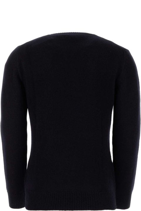 The Harmony Clothing for Men The Harmony Midnight Blue Wool Wulf Sweater