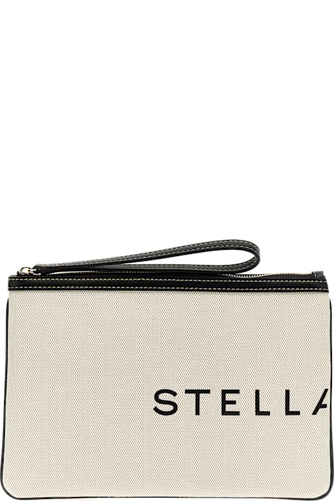 Stella McCartney Clutches for Women Stella McCartney Logo Clutch Bag