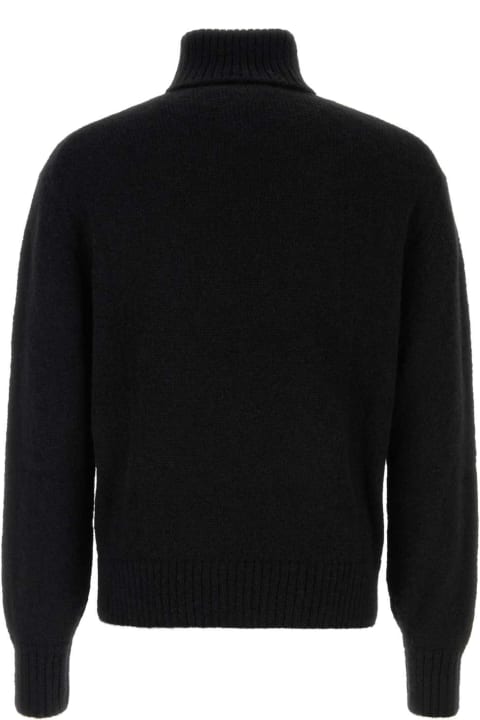 Tom Ford for Men Tom Ford Black Alpaca Blend Sweater