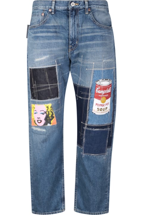 Junya Watanabe Jeans for Men Junya Watanabe Blue Jeans