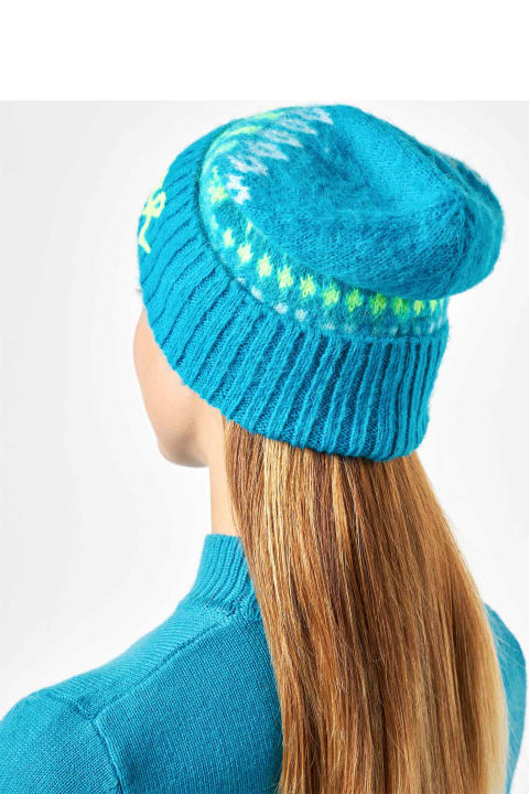 Homeware MC2 Saint Barth Woman Ultra Soft Beanie With Nordic Jacquard