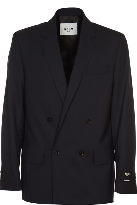 Fashion for Men MSGM Double-breasted Formal Dinner Jacket