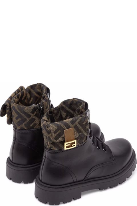 Shoes for Girls Fendi Fendi Kids Boots Black