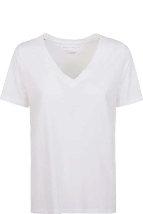 Clothing for Women Majestic Filatures Majestic T-shirts And Polos White