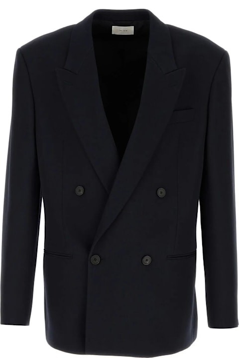 The Row for Men The Row Navy Blue Wool Donnes Jacket