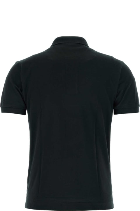 Lacoste for Men Lacoste Black Piquet Polo Shirt
