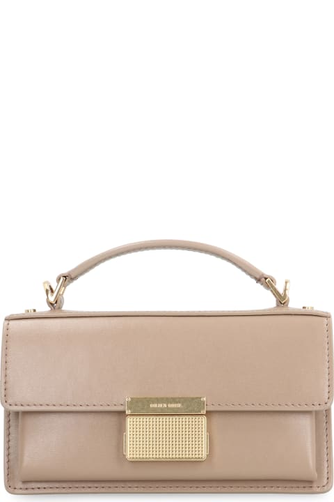 Homeware Golden Goose Small 'venezia' Beige Palmellata Leather Bag
