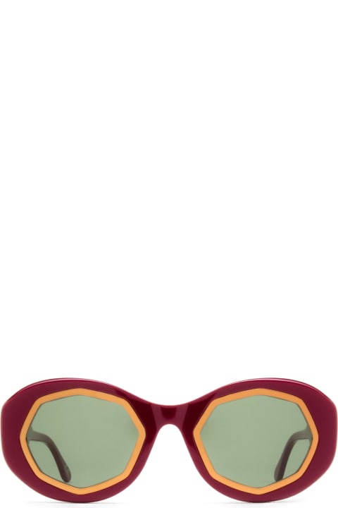Fashion for Women Marni Eyewear Mount Bromo Bordeaux Sunglasses