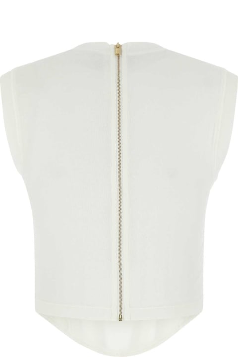 Dion Lee Fleeces & Tracksuits for Women Dion Lee White Cotton Top