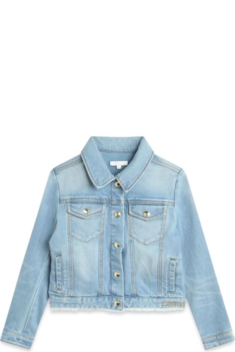 Chloé Coats & Jackets for Girls Chloé Giubbotto Jeans