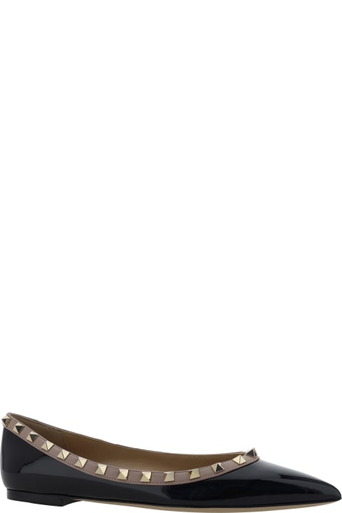 Flat Shoes for Women Valentino Garavani Rockstud Ballerinas