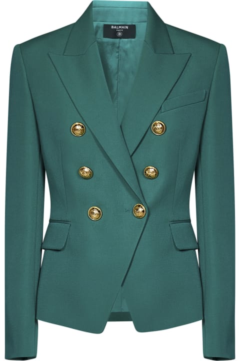 Balmain Coats & Jackets for Women Balmain Double-breasted Tailored Blazer