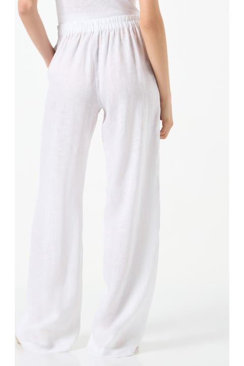 Homeware MC2 Saint Barth Woman White Linen Pants