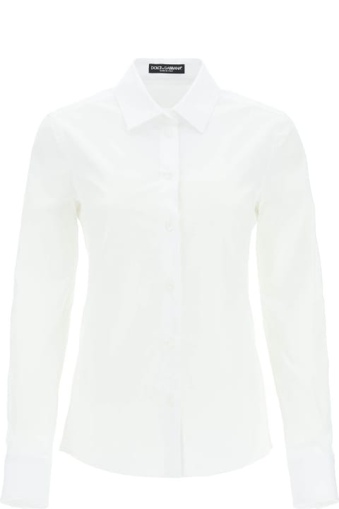 Homeware Dolce & Gabbana Slim-fit Stretch Poplin Shirt